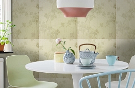 Обои 1052 фото в интерьере кухни превью