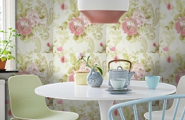 Обои 1059 фото в интерьере кухни превью