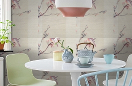 Обои 3019 фото в интерьере кухни превью