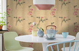 Обои R1318 фото в интерьере кухни превью