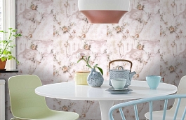 Обои R1620 фото в интерьере кухни превью