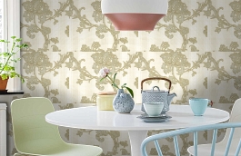 Обои R1634 фото в интерьере кухни превью