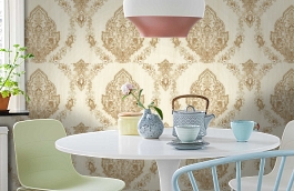 Обои R6407 фото в интерьере кухни превью