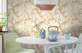 Обои R6435 фото в интерьере кухни превью