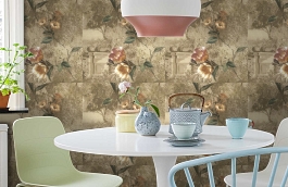 Обои R6617 фото в интерьере кухни превью