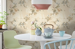 Обои R6627 фото в интерьере кухни превью