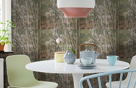 Обои Z6489 фото в интерьере кухни превью