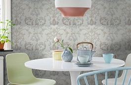 Обои 10003-03 фото в интерьере кухни превью