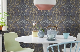 Обои 10003-06 фото в интерьере кухни превью