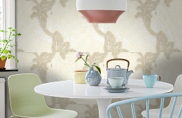 Обои 10017-06 фото в интерьере кухни превью