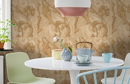 Обои 10021-04 фото в интерьере кухни превью