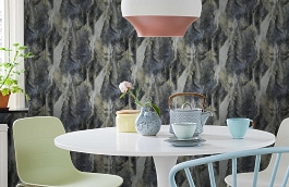 Обои 10137-05 фото в интерьере кухни превью