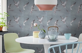 Обои 10380-05 фото в интерьере кухни превью