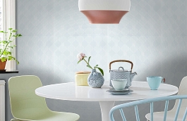 Обои 10647-04 фото в интерьере кухни превью