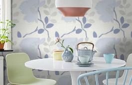 Обои 11-162-04 фото в интерьере кухни превью