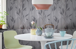 Обои 30182-14 фото в интерьере кухни превью