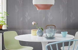 Обои 30183-14 фото в интерьере кухни превью