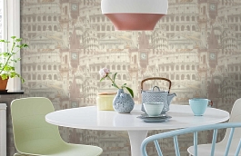 Обои 45-032-02 фото в интерьере кухни превью