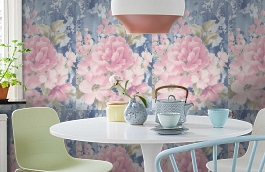 Обои 45-078-05 фото в интерьере кухни превью