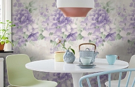 Обои 45-078-06 фото в интерьере кухни превью