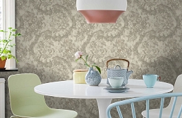 Обои 45-086-03 фото в интерьере кухни превью