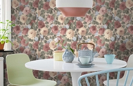 Обои 45-273-02 фото в интерьере кухни превью