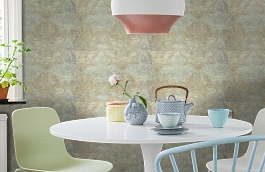 Обои 46-117-02 фото в интерьере кухни превью