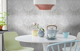 Обои 46-117-08 фото в интерьере кухни превью