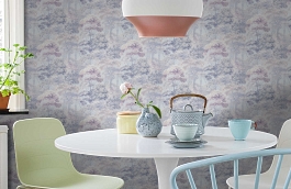 Обои 90077-65 фото в интерьере кухни превью