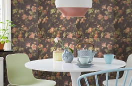 Обои VS71038-44 фото в интерьере кухни превью