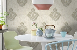 Обои 502-2 фото в интерьере кухни превью