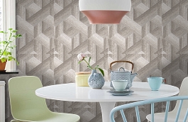 Обои 2606-2 фото в интерьере кухни превью