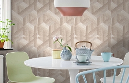 Обои 2606-3 фото в интерьере кухни превью