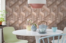 Обои 2606-4 фото в интерьере кухни превью