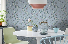 Обои 54396-5 фото в интерьере кухни превью