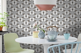 Обои 54401-6 фото в интерьере кухни превью