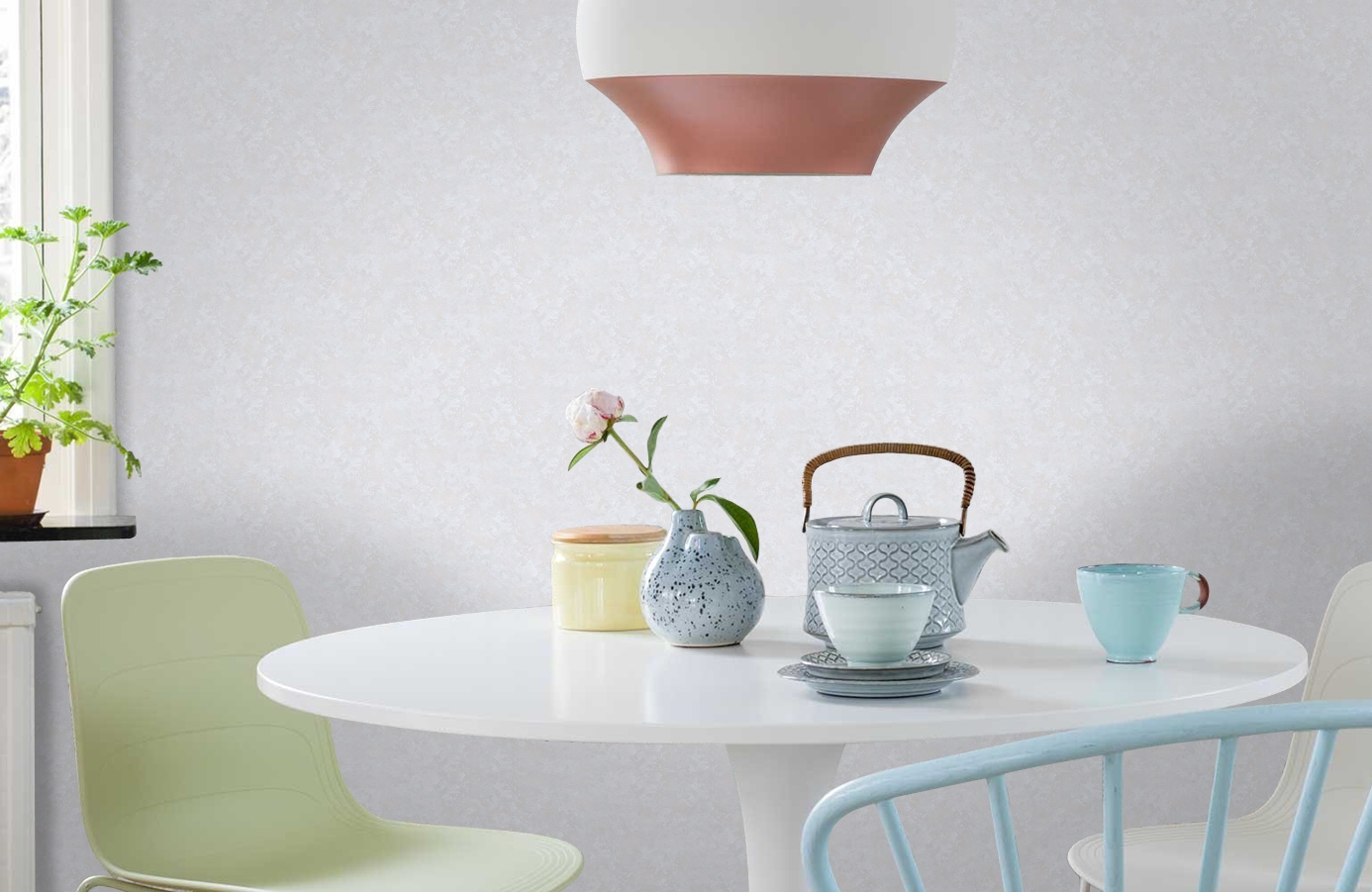 Обои 285609 фото в интерьере кухни