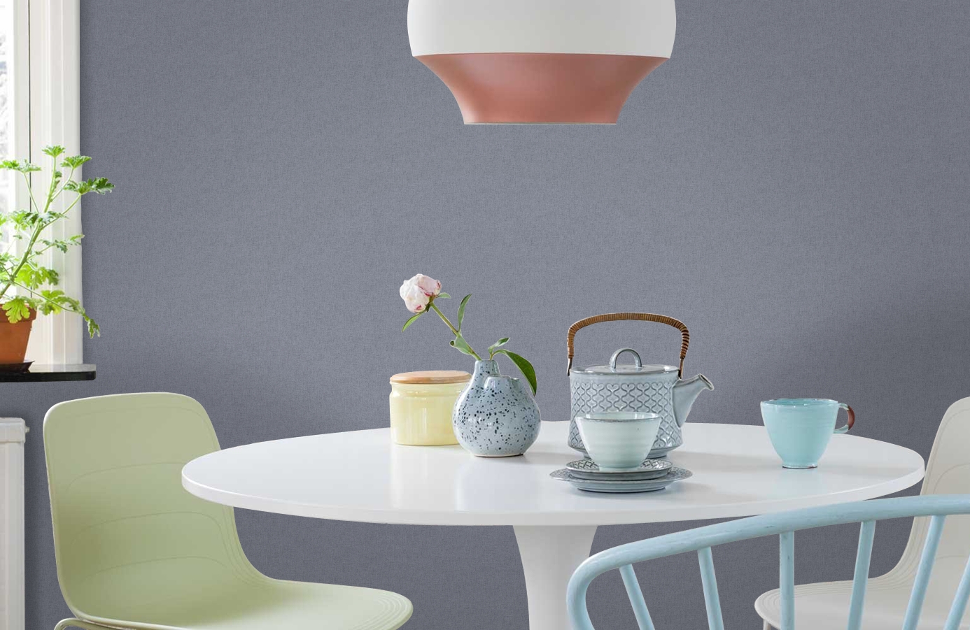 Обои 285808 фото в интерьере кухни