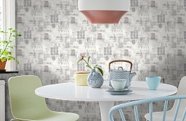 Обои VV71920-14 фото в интерьере кухни превью