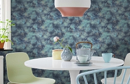 Обои 10842-04 фото в интерьере кухни превью