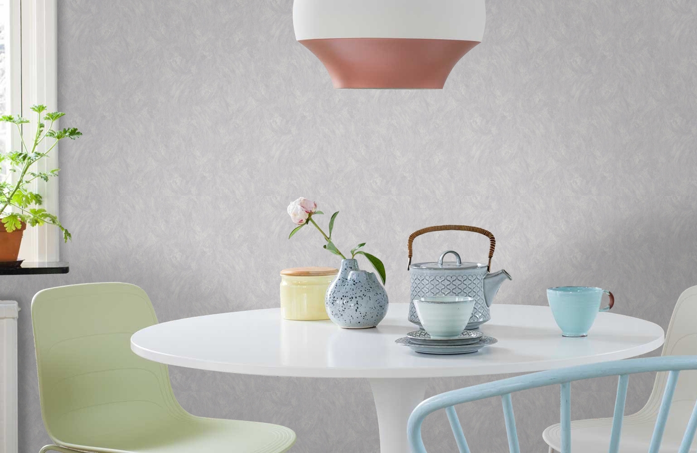 Обои 286107 фото в интерьере кухни