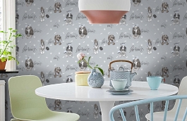 Обои 286073 фото в интерьере кухни превью