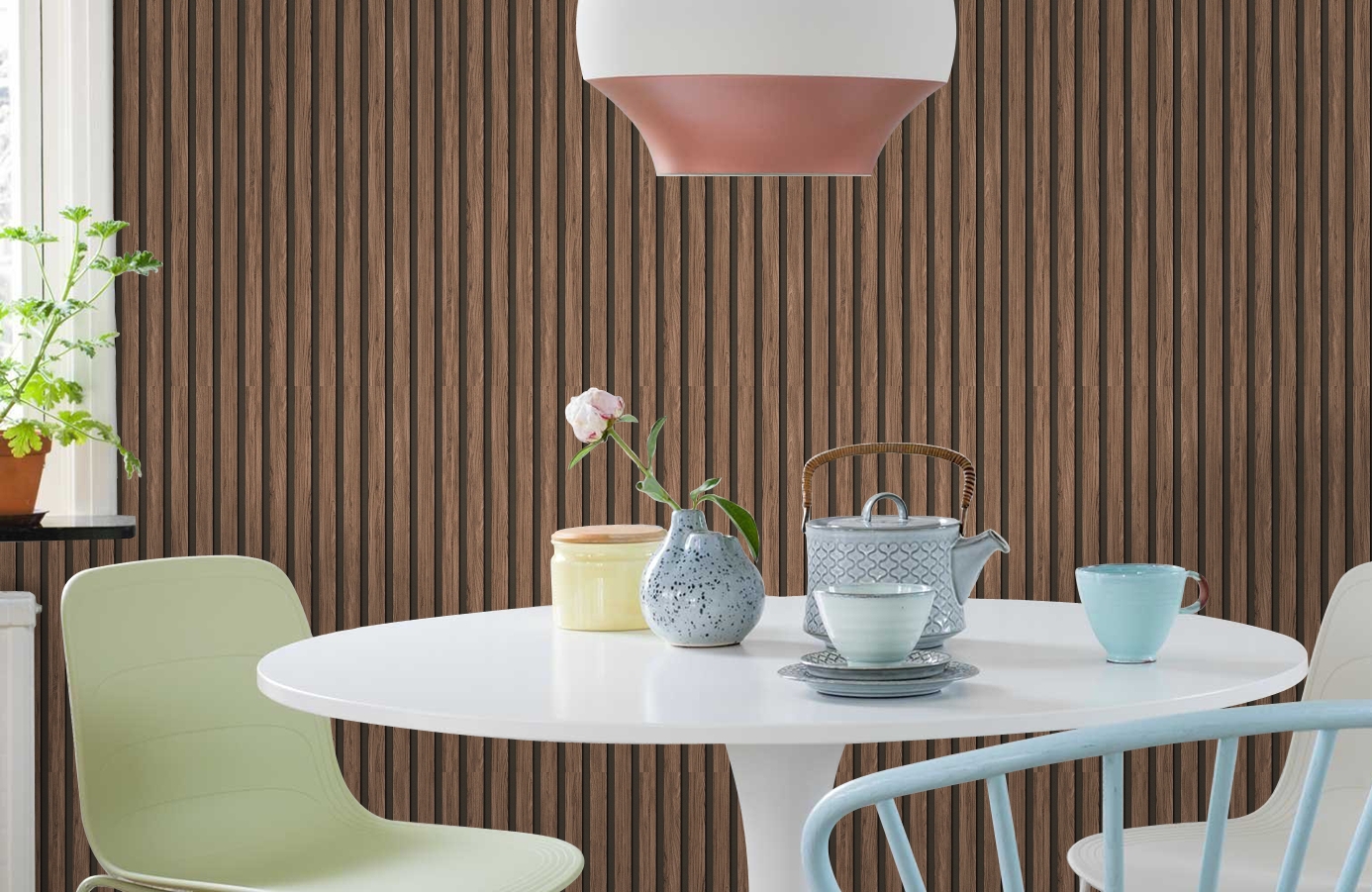 Обои 286288 фото в интерьере кухни