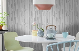 Обои 38382-17 фото в интерьере кухни превью