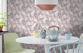 Обои 45-273-03 фото в интерьере кухни превью