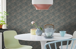 Обои 84180-7 фото в интерьере кухни превью