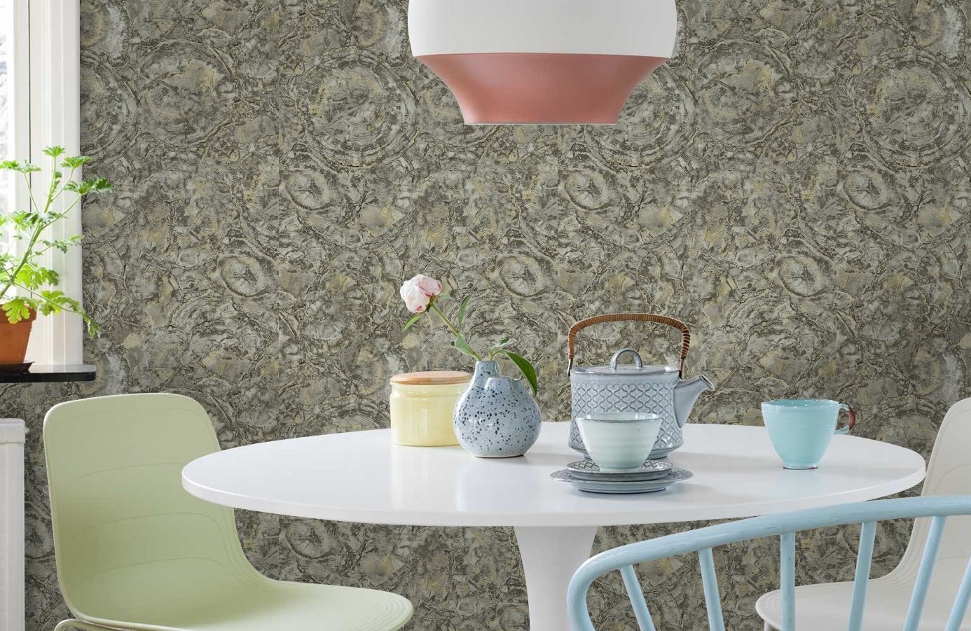 Обои 85617 фото в интерьере кухни