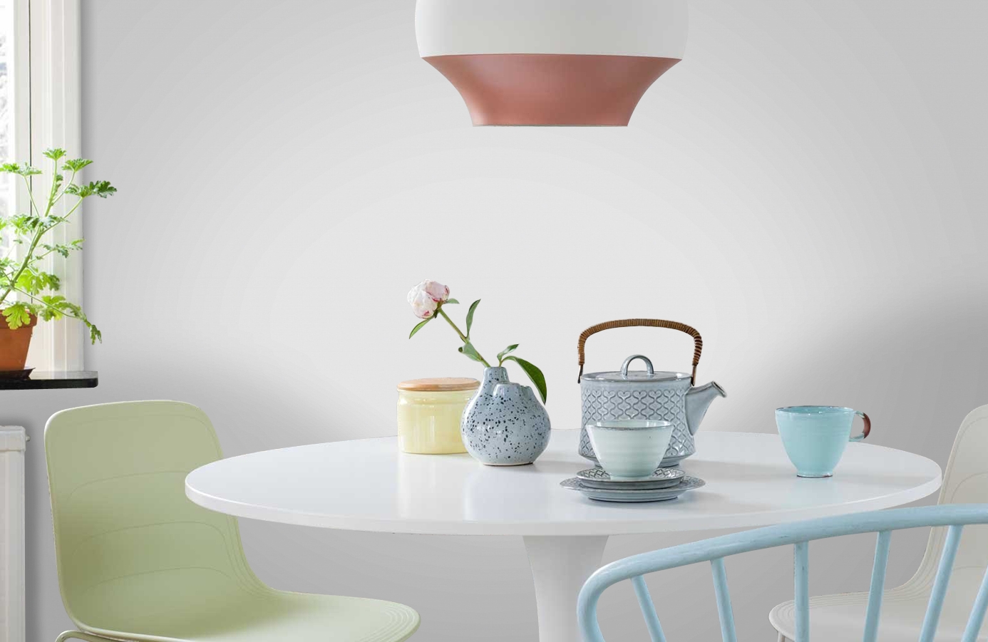 Обои 286601 фото в интерьере кухни