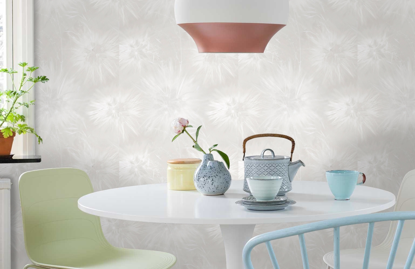 Обои 286811 фото в интерьере кухни