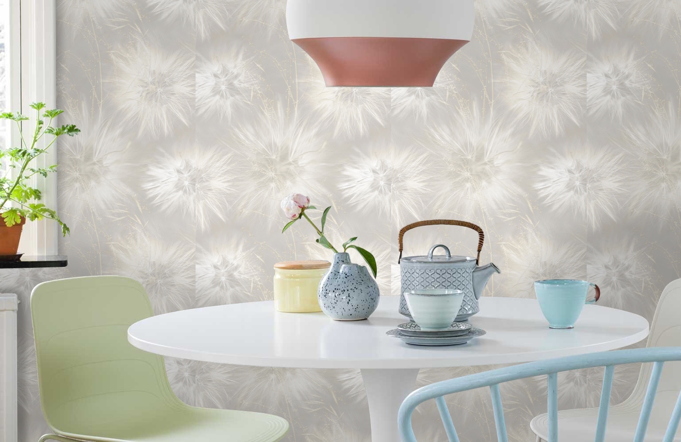 Обои 286818 фото в интерьере кухни